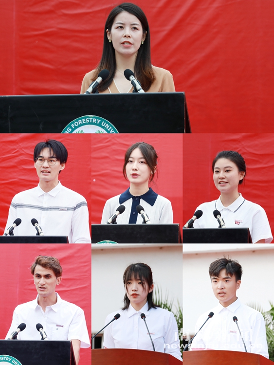 教师及学生代表发言